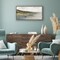 Americanflat Canvas Wall Art Featuring a Sandy Shore, Green Hills and Blue Ocean - Coastal Wall Art